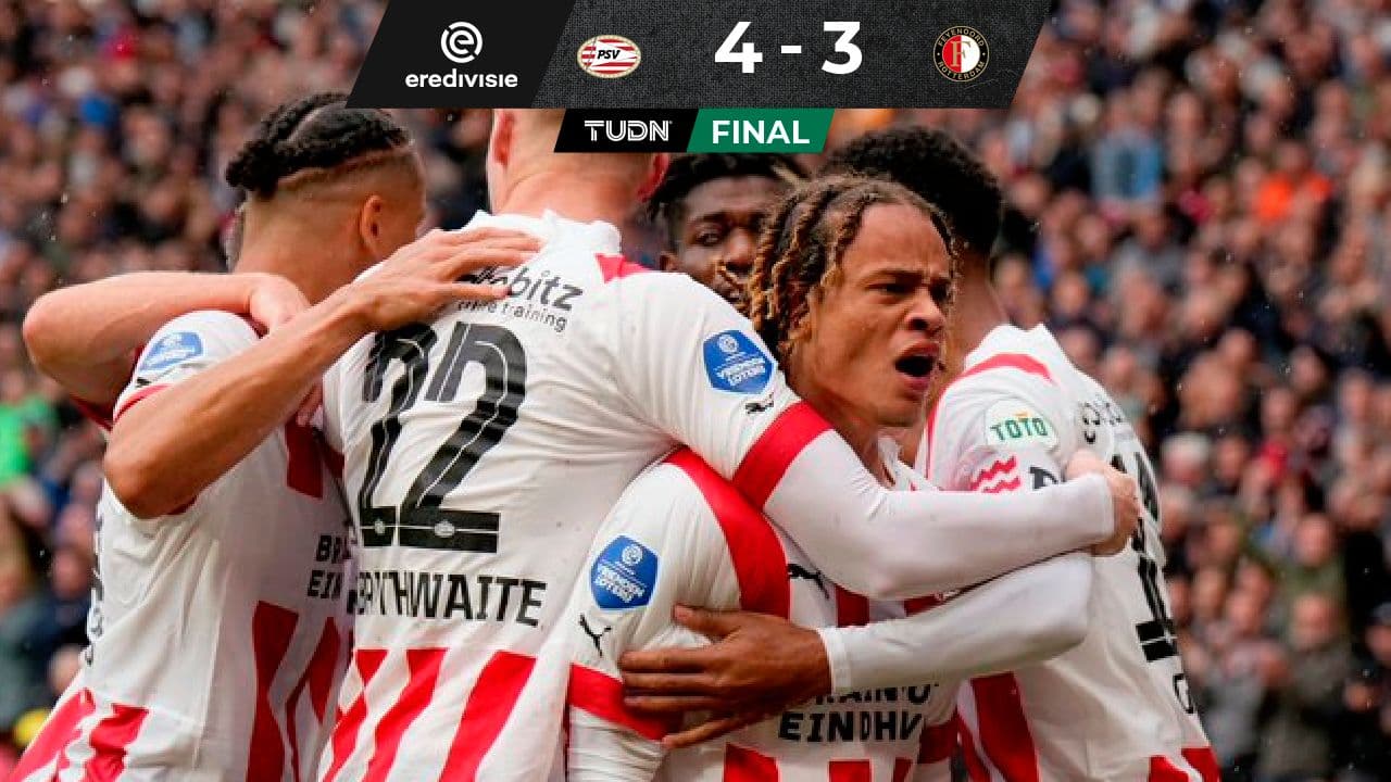 Guti le gana a Giménez en espectacular PSV vs Feyenoord
