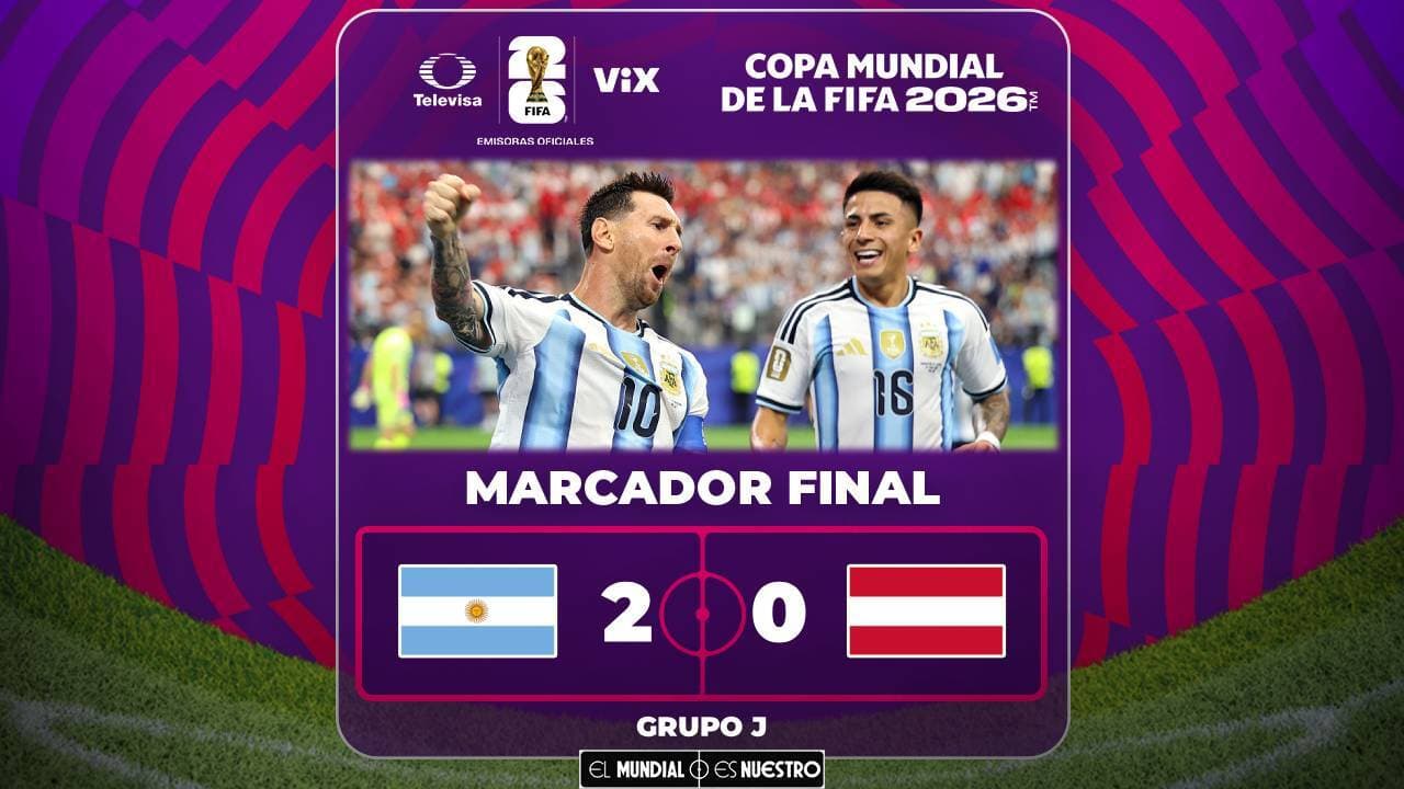 Resumen | Argentina gana a Austria con goles históricos de Messi