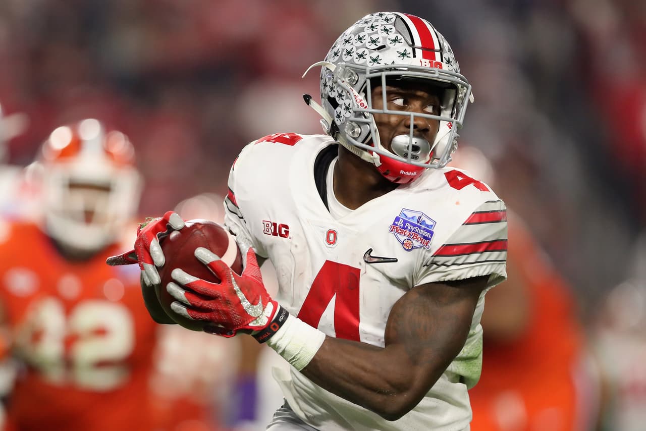 # 35
<b>CURTIS SAMUEL</b> – RB |
<i>Ohio State</i>
<br>