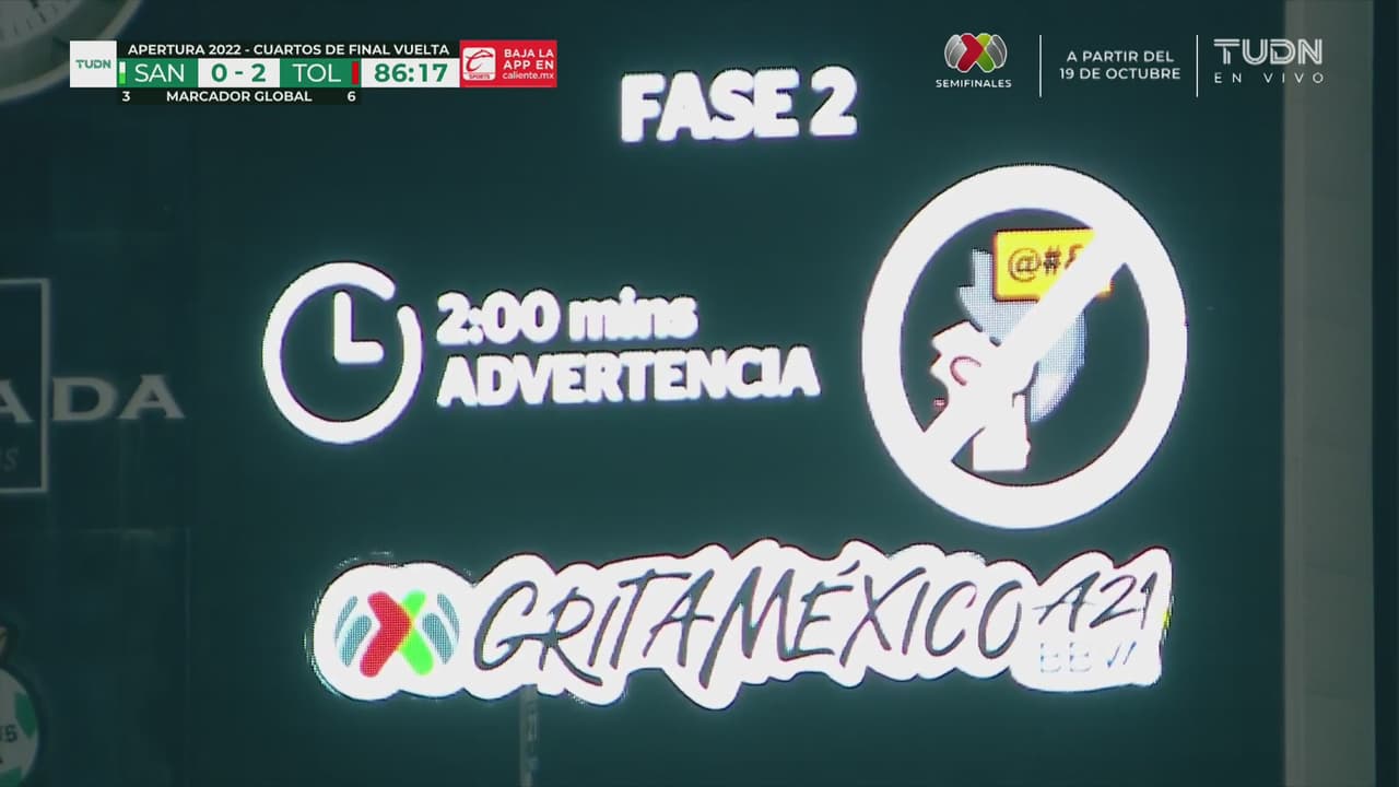 Regresa grito homofóbico adurante el Santos vs Toluca
