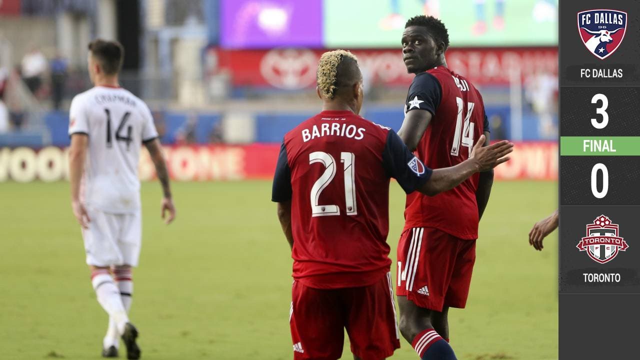 Dominique Badji se manda un doblete para liderar goleada de FC Dallas ante Toronto FC