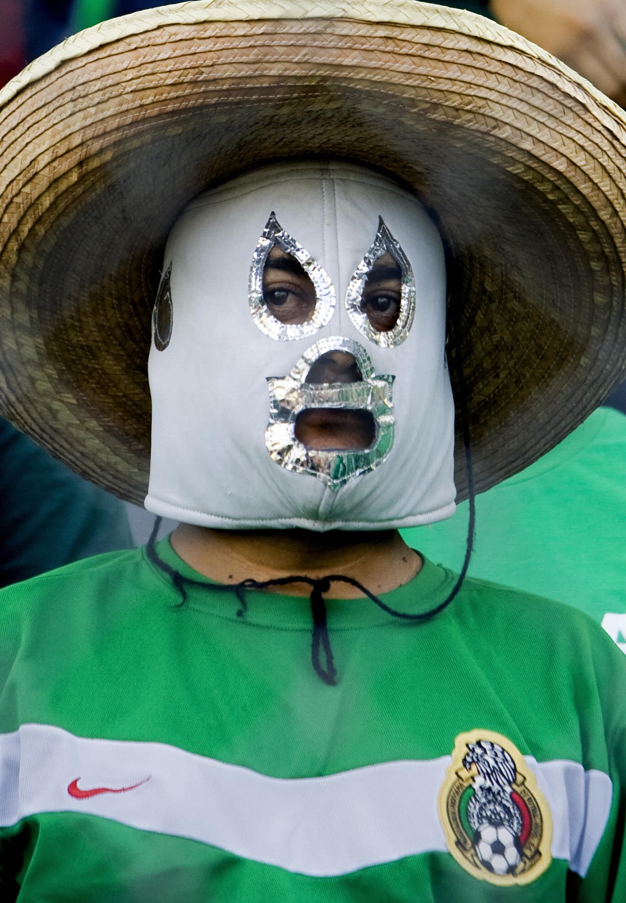 Las máscaras son un atuendo típico en los fanáticos mexicanos en los Mundiales de fútbol, pero en Rusia 2018 fueron prohibidas. Acá algunas de las que han pasado en medio del apoyo de los hinchas.