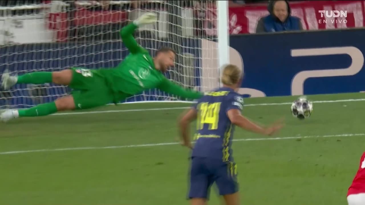 ¡Se salva el Atlético de Madrid! Zurdazo de Magalhaes que pasa desviado