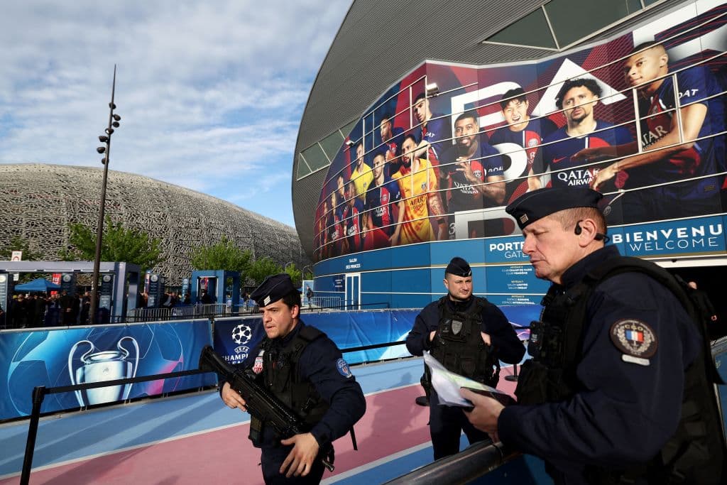 Enorme dispositivo policial en París para la Final de la Champions League