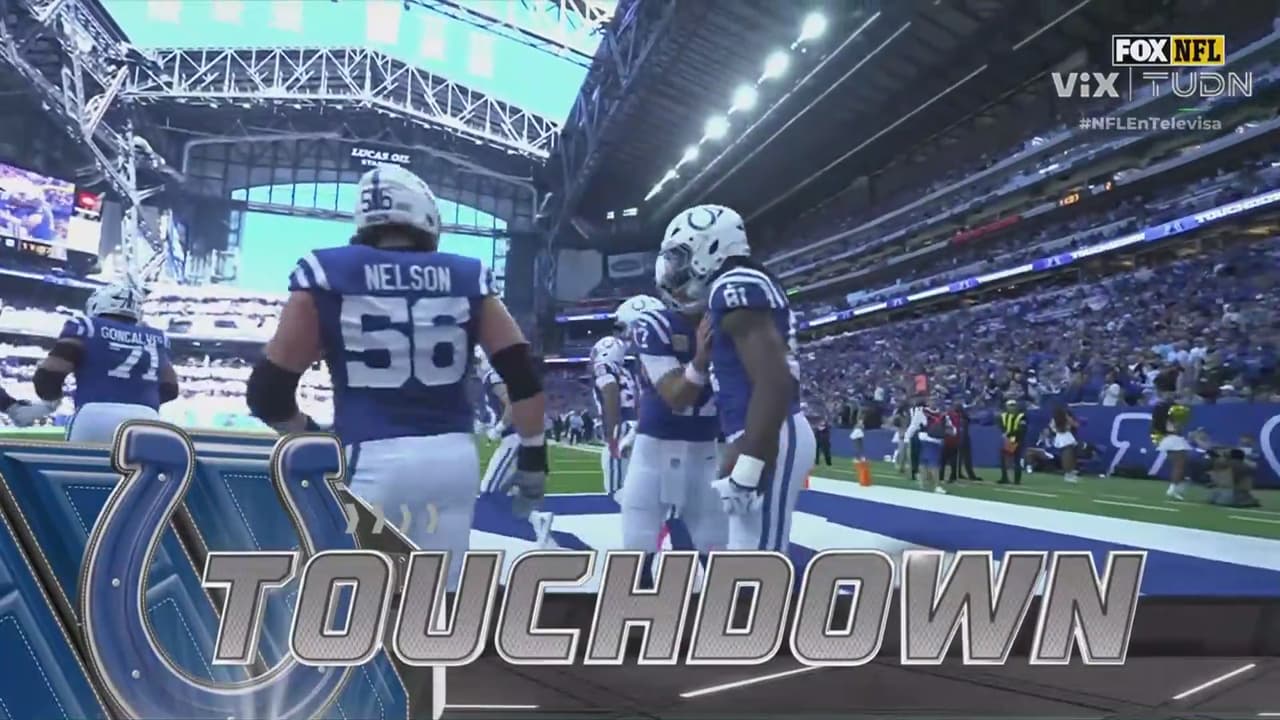 ¡Rompen el cero los Colts! Jone encuentra a Mo Alie-Cox