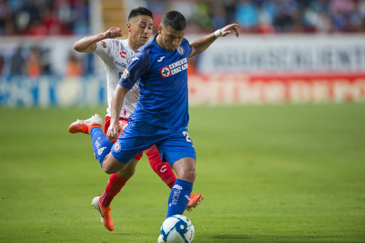 during the game Necaxa vs Cruz Azul, corresponding to the Day 1 of the Liga BBVA MX Torneo Apertura 2019, at Victoria Stadium, on July 20, 2019.
<br>
<br> durante el partido Necaxa vs Cruz Azul, Correspondiente a la Jornada 1 del Torneo Apertura 2019 de la Liga BBVA MX, en el Estadio Victoria, el 20 de Julio de 2019.