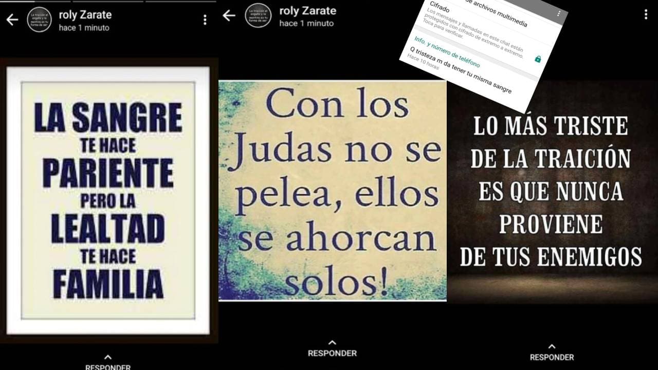 A Rolando no le importó que se tratara de su hermano y también le acusó de 'traidor'.