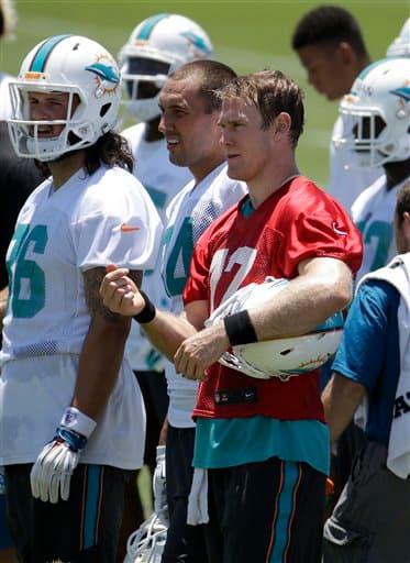 Las mejores tomas de las actividades organizadas de los Miami Dolphins rumbo a la temporada 2015 (AP-NFL).