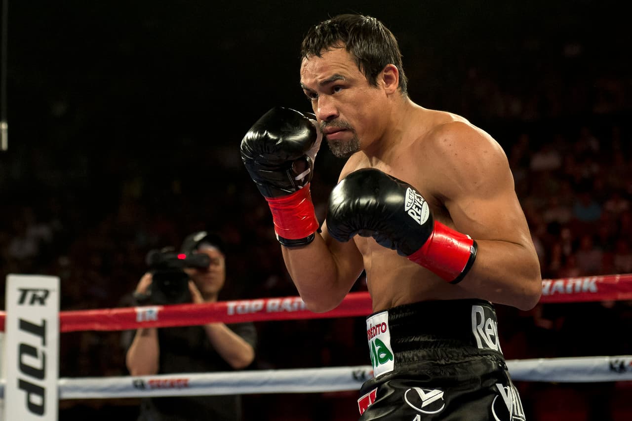 <b>América: </b>el excampeón mundial de boxeo Juan Manuel Márquez.