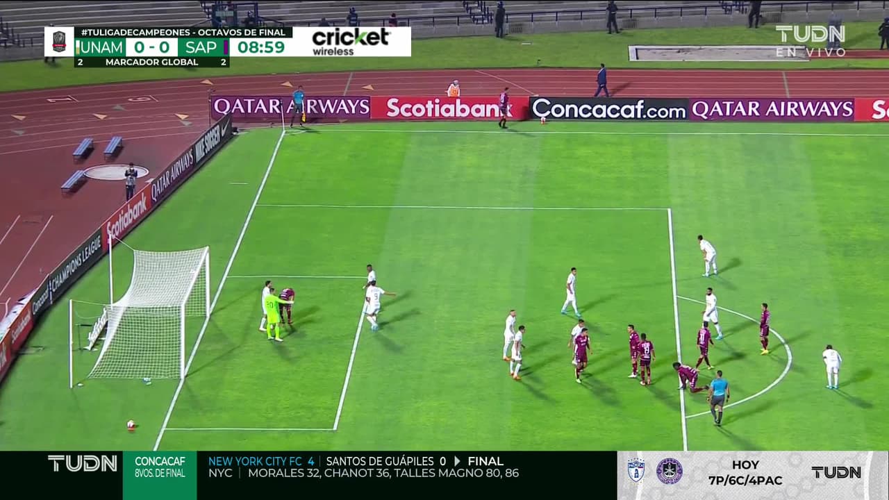 ¡TIRO ATAJADO! disparo por David Guzmán.