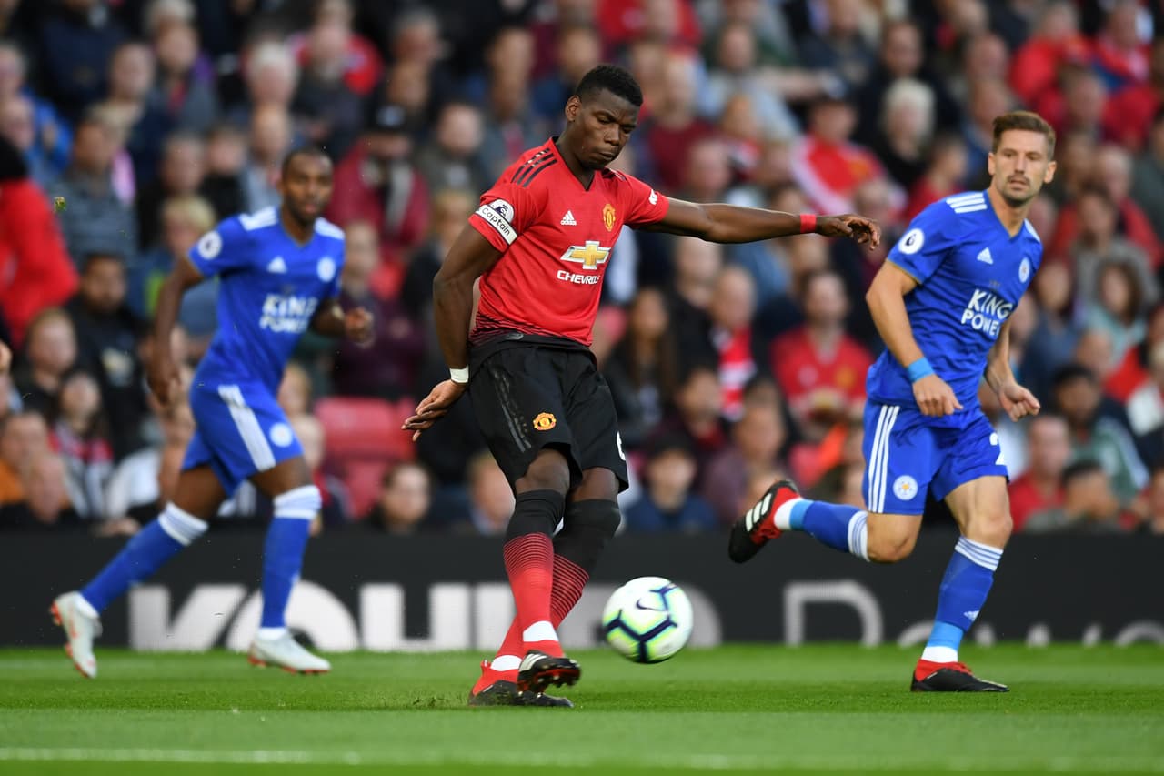 El encargado de cobrar desde los doce pasos fue el campeón del mundo Paul Pogba.