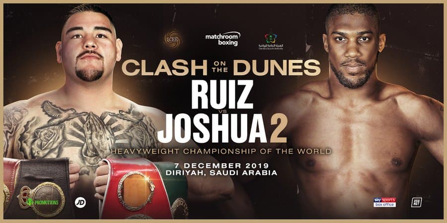 Oficial: Ruiz Jr y Anthony Joshua pelearán en Arabia Saudita