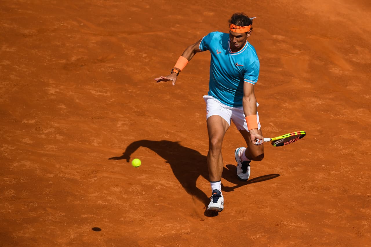 Nadal se llevó el tercer parcial por 6-2 y respiró aliviado.