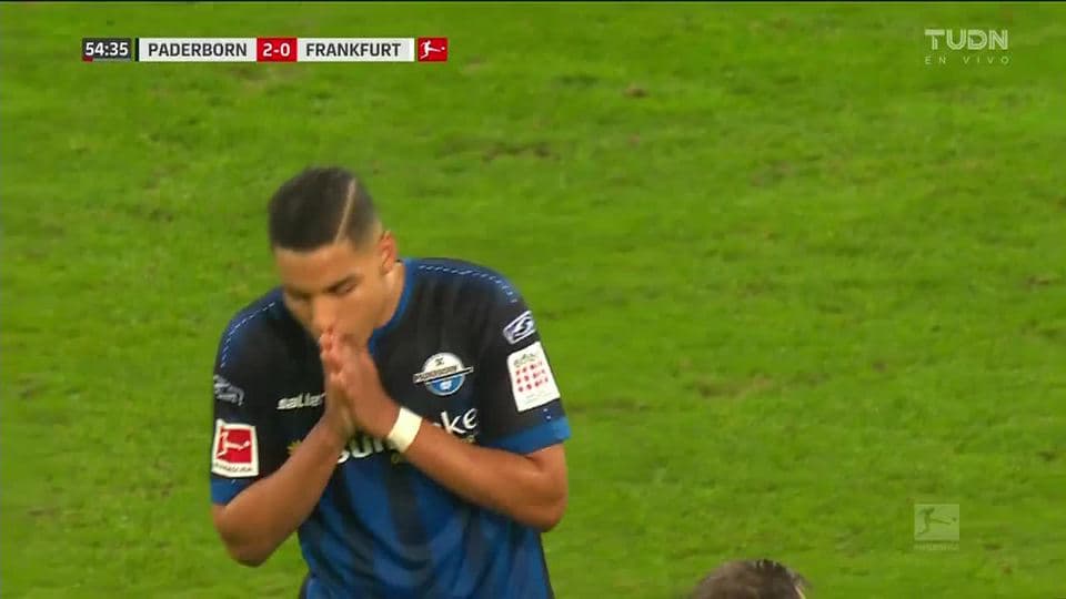 Tiro desviado de Abdelhamid Sabiri