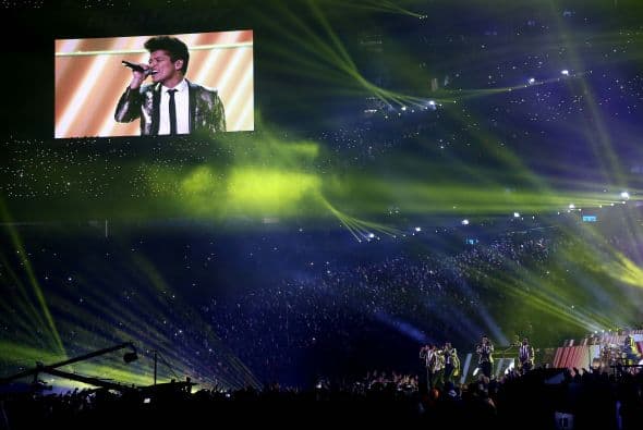 Mars hizo bailar a todos los fans.