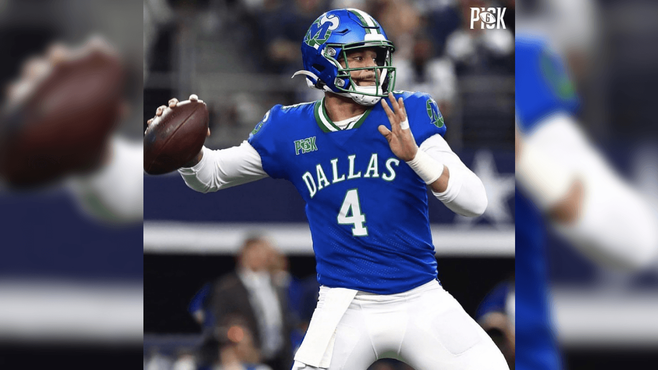 <b>Dak Prescott</b>
<br>El uniforme de Dallas Mavericks posado en la figura de Dak Prescott sería un lujo.