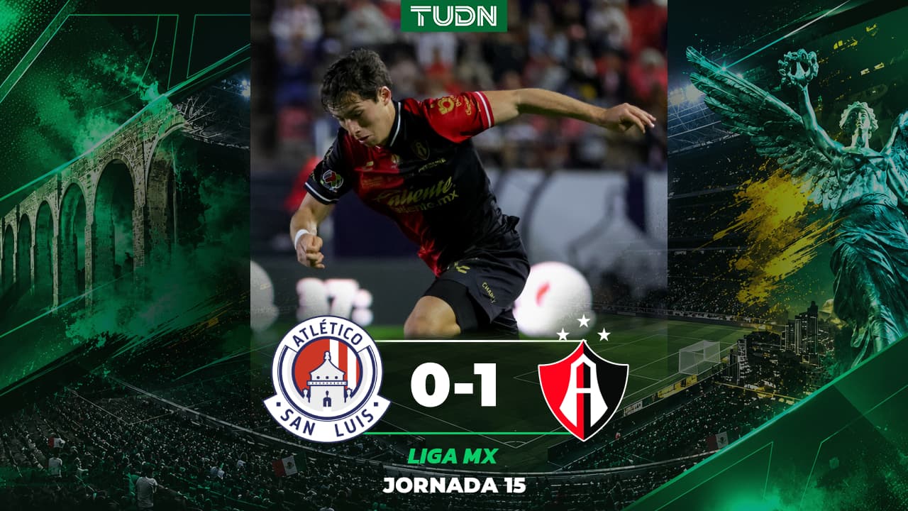 Resumen | ¡Triunfo rojinegro! Atlas vence por la mínima al Atlético de San Luis y se lleva los tres puntos