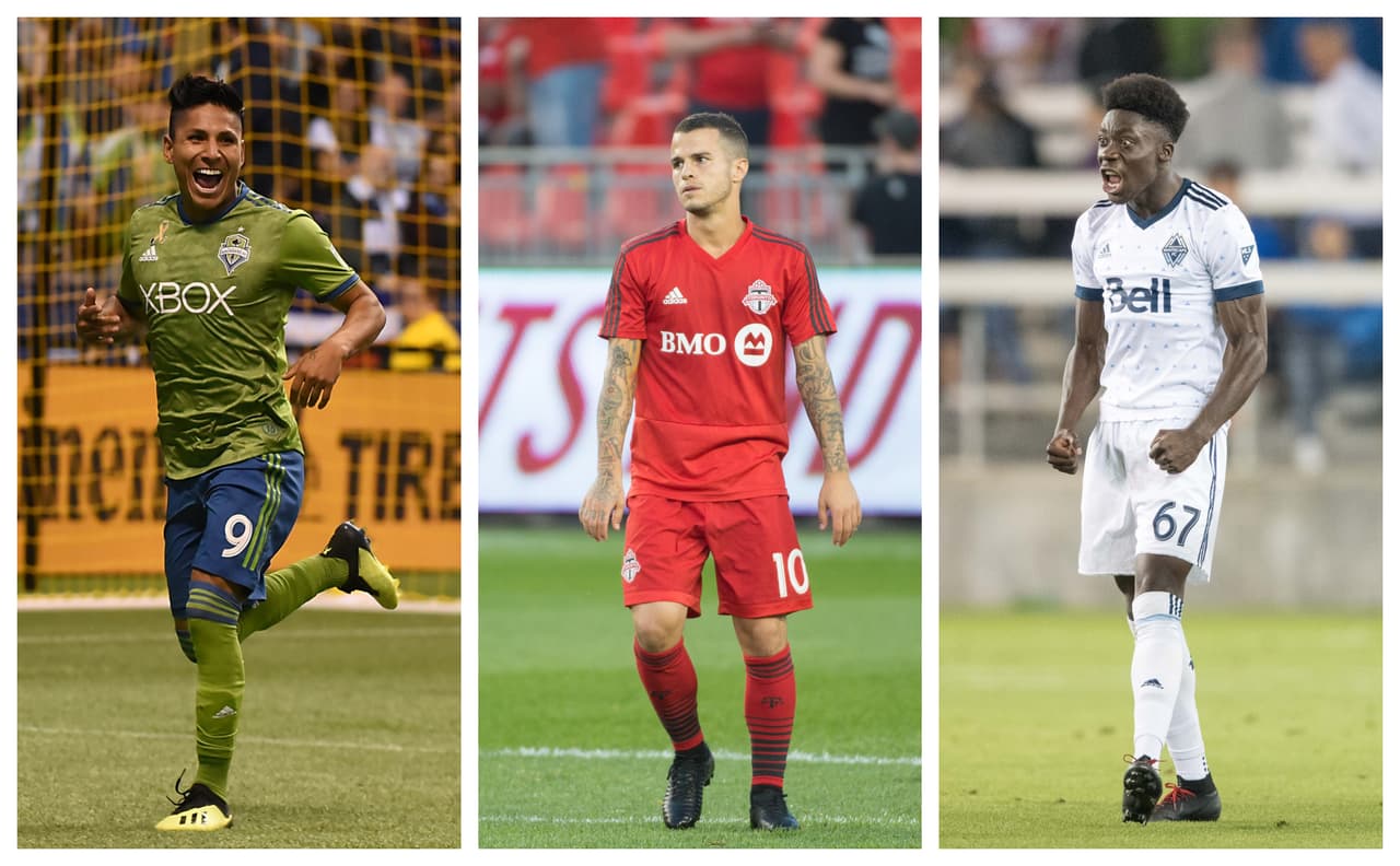 Raúl Ruidíaz, Sebastian Giovinco y Alphonso Davies, figuras de MLS en la 'fecha FIFA'