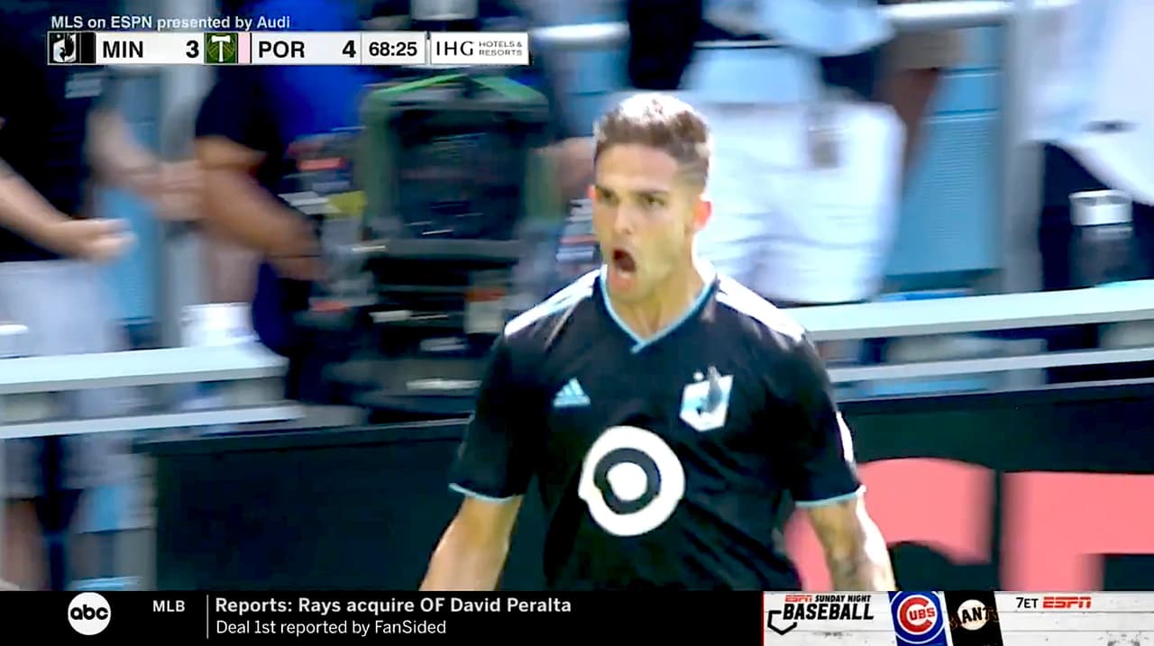 ¡Doblete y empate! Luis Amarilla le devuelve la alegría a los ‘Loons’ con bello cabezazo