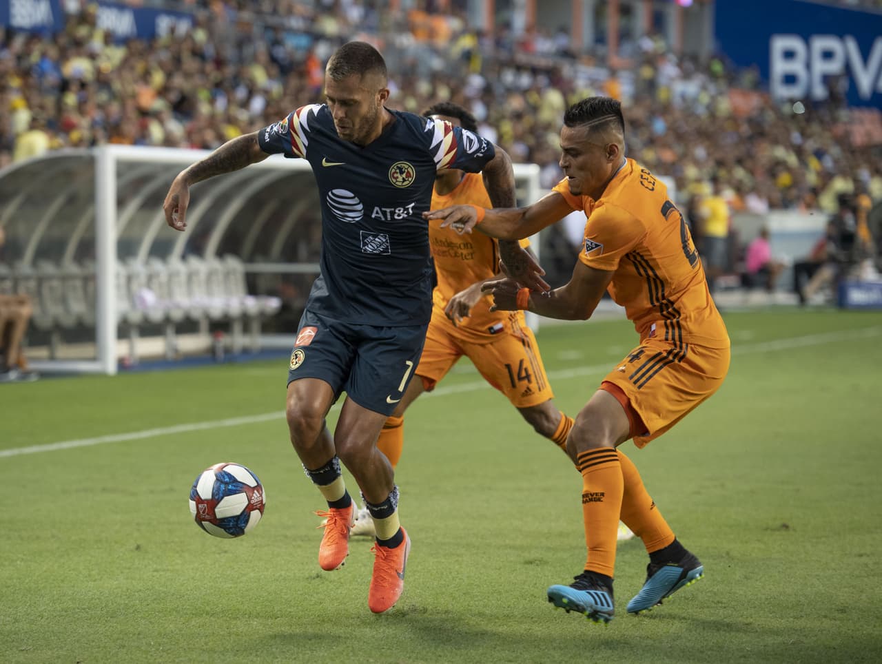 América hizo su debut en la Leagues Cup, con debut de Giovani incluido.