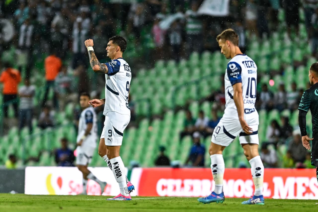 Brandon Vázquez y Berterame consolidan hegemonía de Rayados sobre Santos