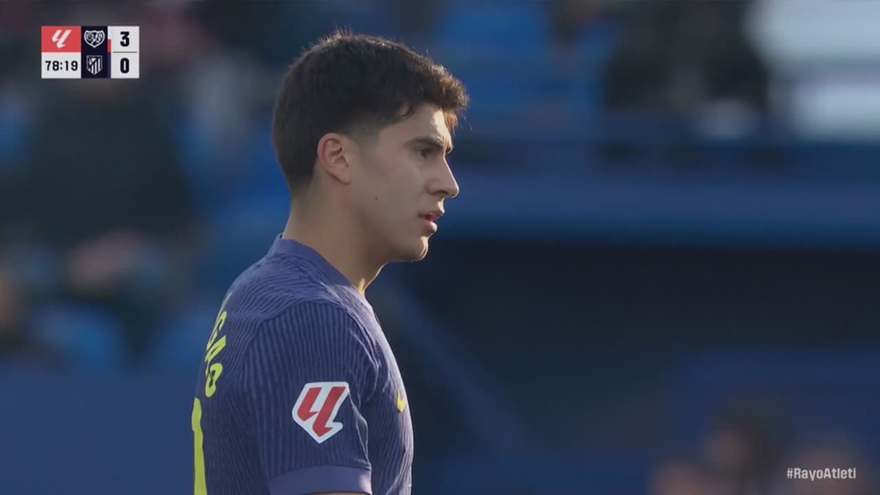 Primera 'humillación' para Obed Vargas con el Atlético de Madrid