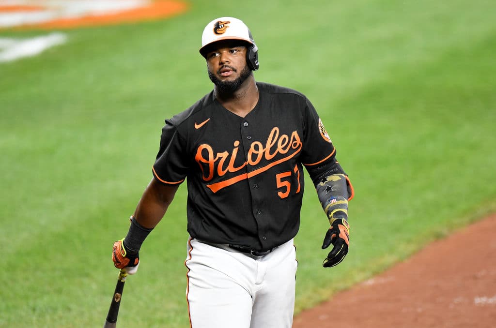 Hanser Alberto de los Baltimore Orioles.
