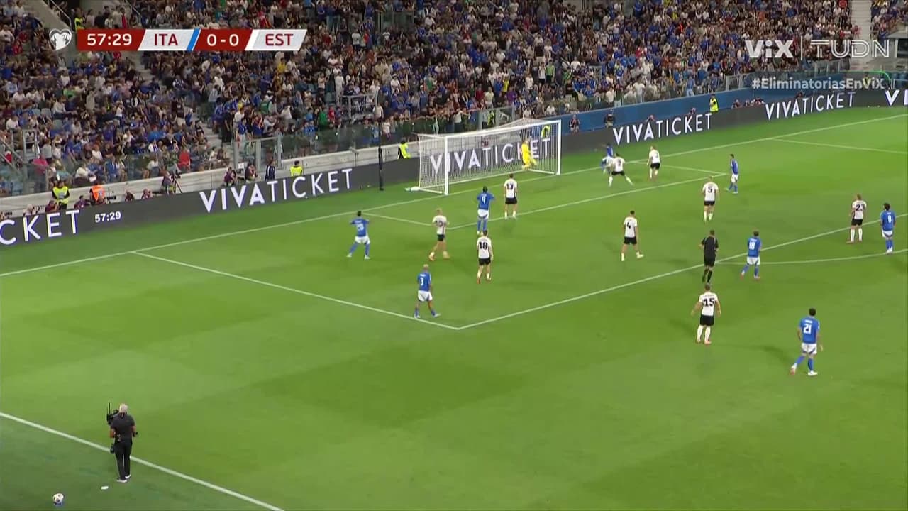 ¡GOOOOL de Moise Kean! Italia se adelantó 1-0 sobre Estonia en la UEFA Qualifiers