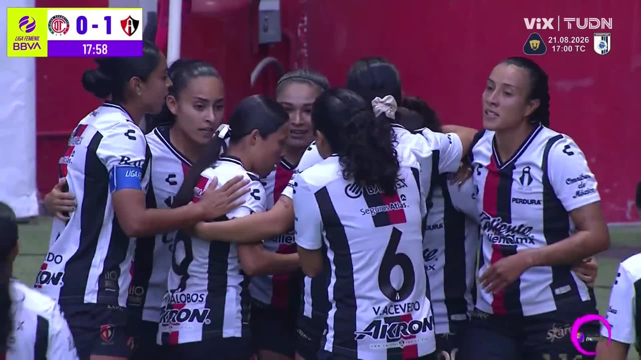 ¡Golazo de Atlas! Aitana Martínez define como crack en el área