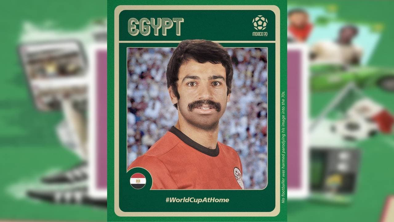 Mucho más conservador el look de Mohamed Salah, la estrella del Liverpool dejaría detrás la mata china.