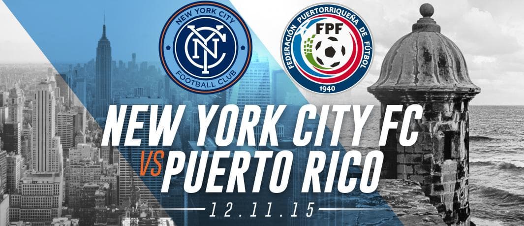 New York City FC se enfrenta a la selección puertorriqueña de fútbol en un partido amistoso