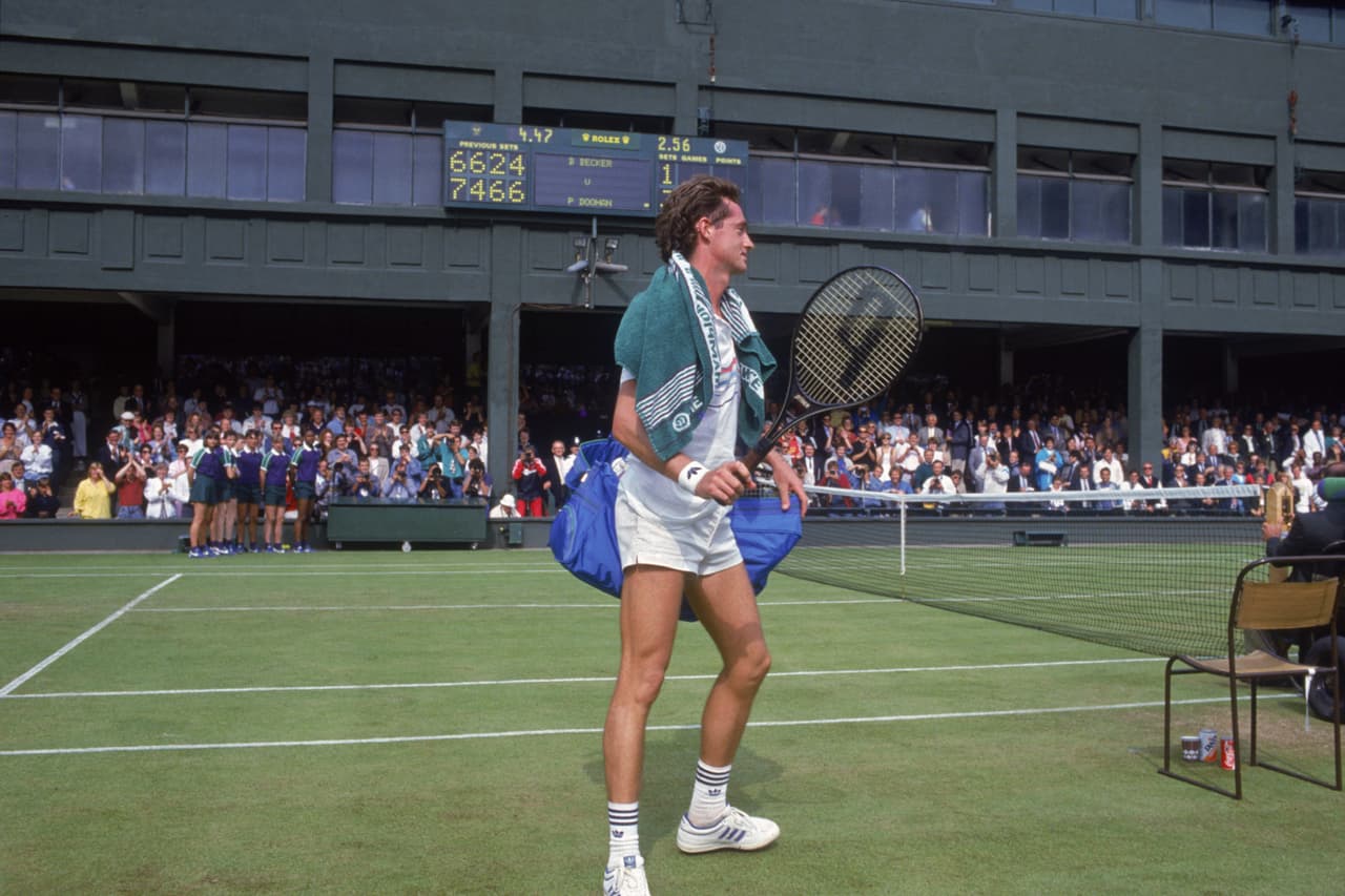 Murió el extenista australiano Peter Doohan, 'el demoledor de Becker', a los 56