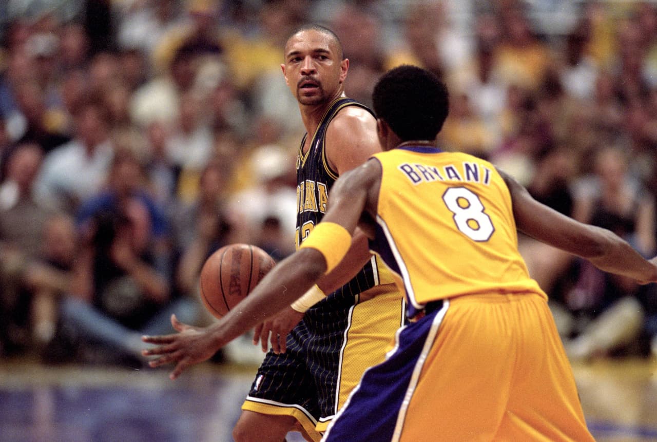En 2000 disputó sus primeras Finales NBA. Tan solo pasaron cuatro años de su llegada a la liga y en seis juegos los Lakers se coronaron sobre los Indiana Pacers para ganar el título de la liga.