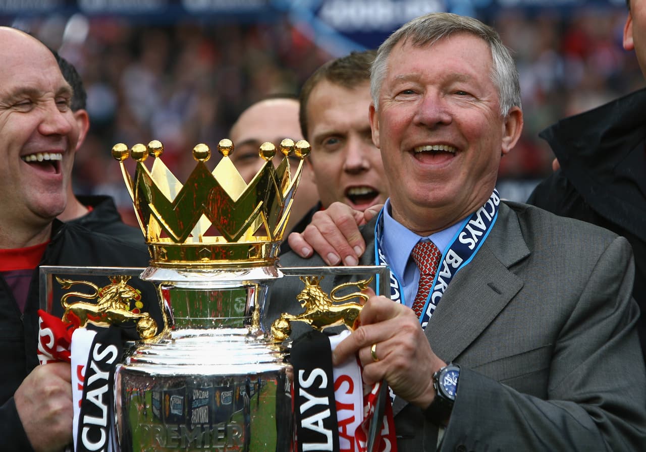 2008-09: El escocés se volvería a subir a lo más alto del podio con su undécimo título de la Premier.