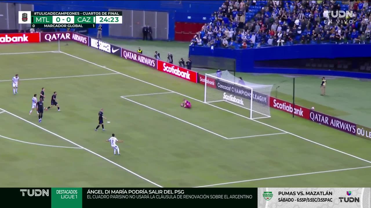 ¡TIRO ATAJADO! disparo por Carlos Rodríguez.