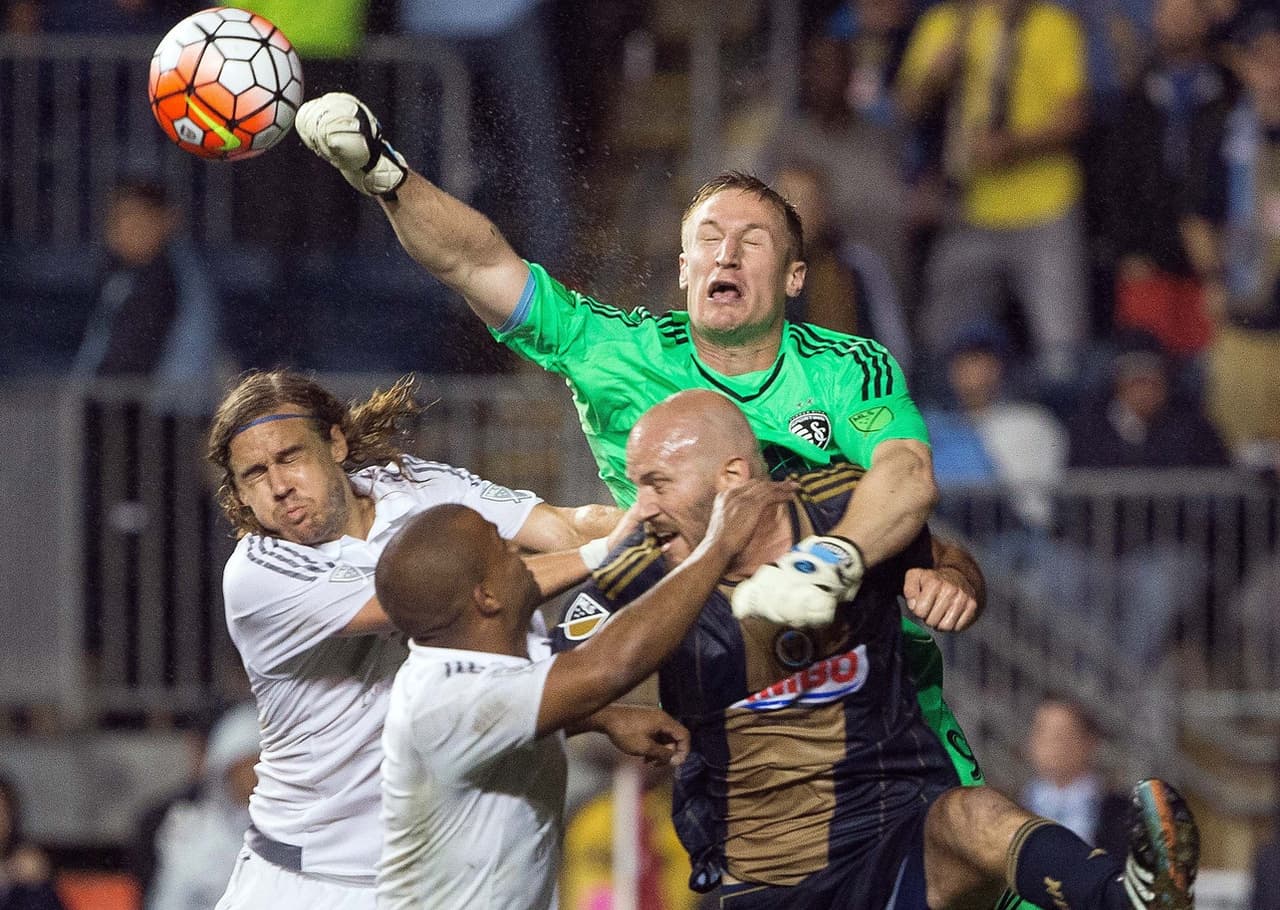 El portero Tim Melia fue una de las figuras del Sporting en el PPL Park.