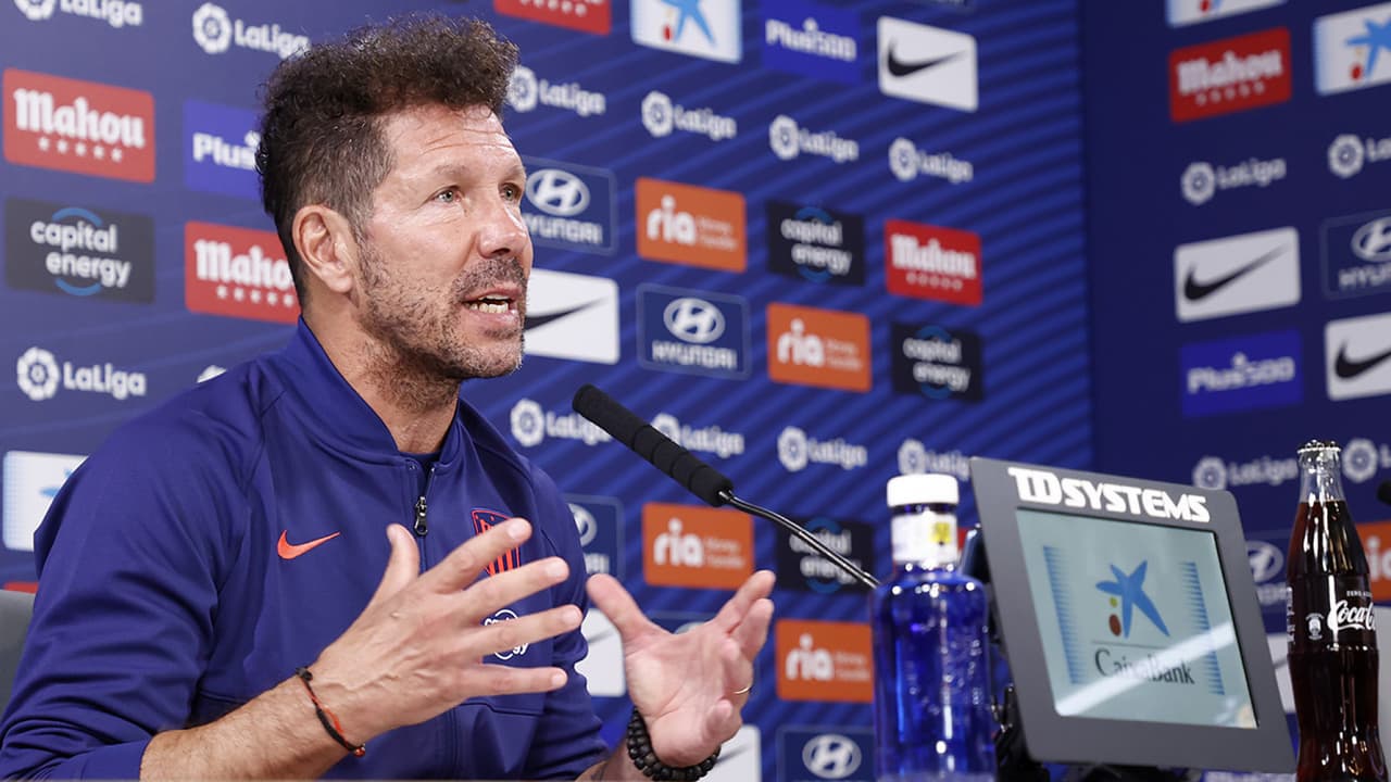Simeone: "Griezmann tenía ganas de volver; es normal que se le exija"