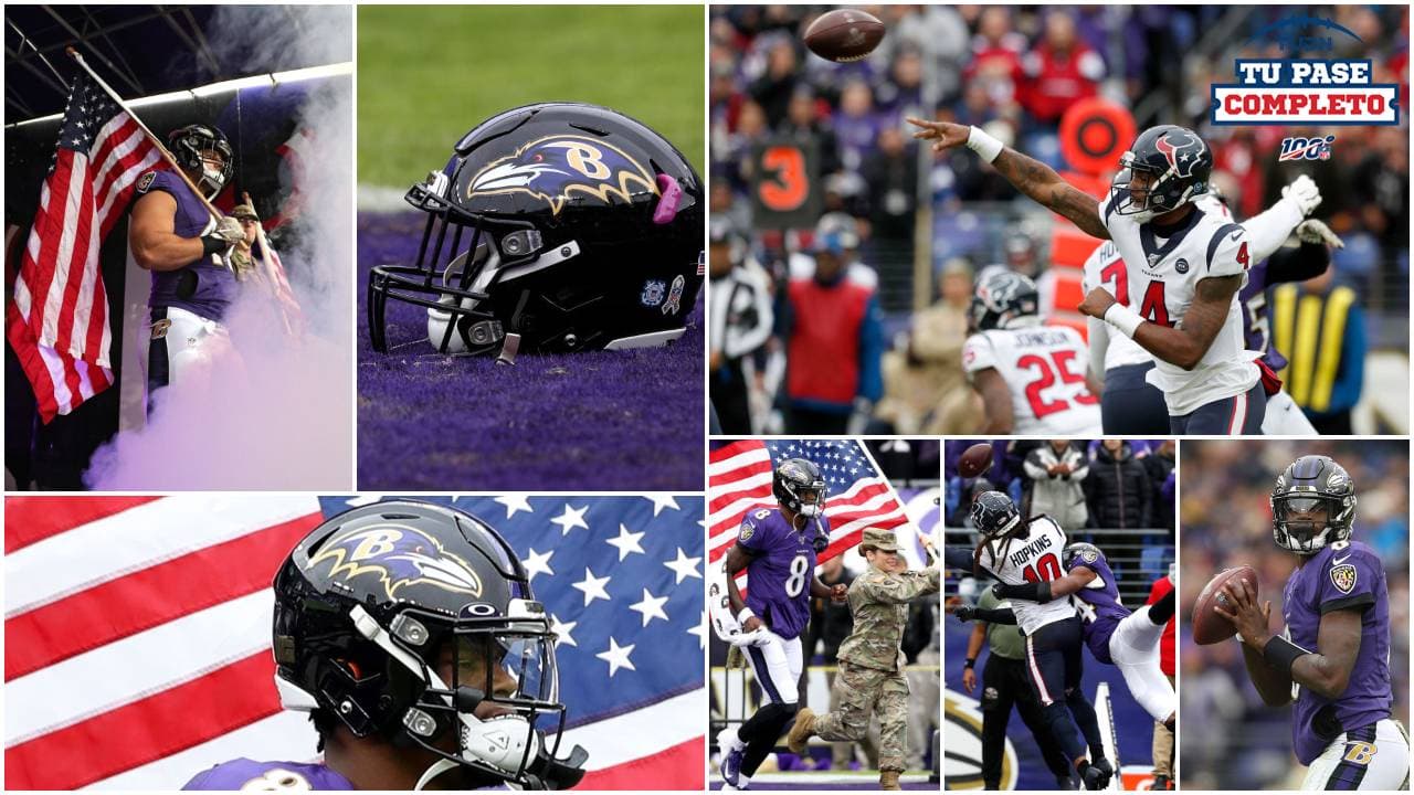 Baltimore vence sin problemas a los Houston Texans en un partido donde siempre tuvieron el control del juego.