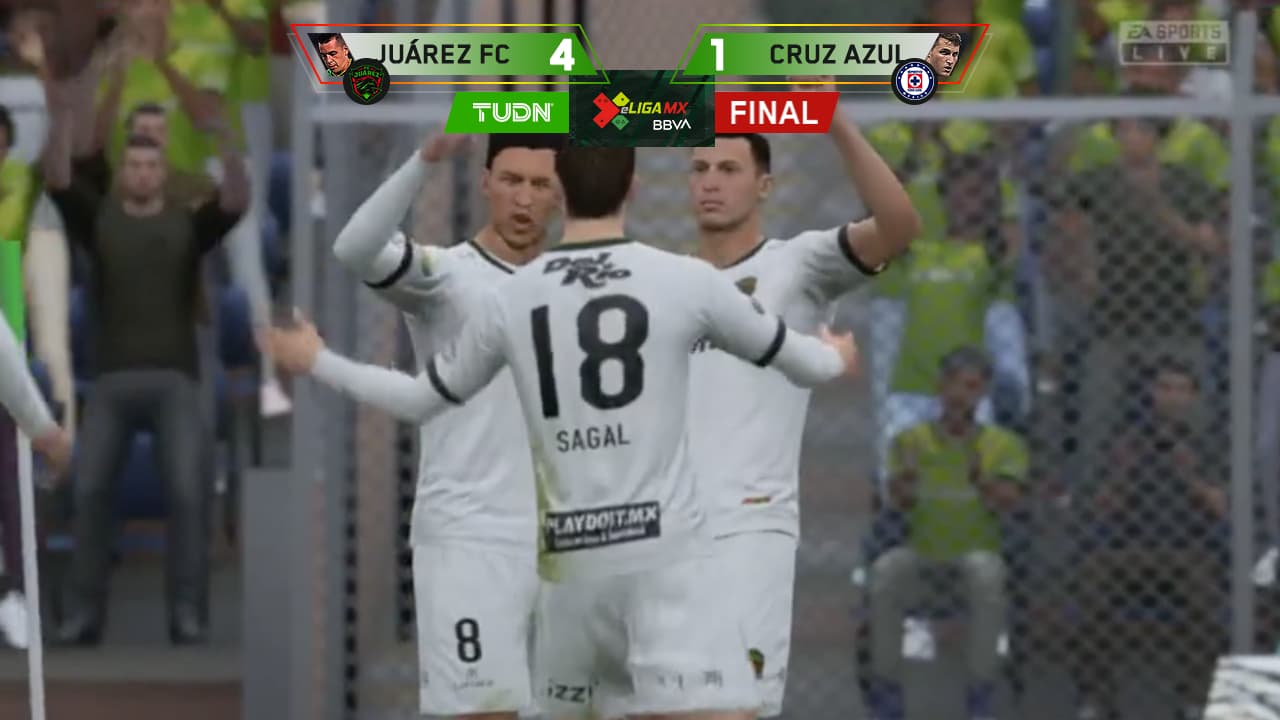 ¡Se despiden con goleada! Juárez da cátedra a Cruz Azul