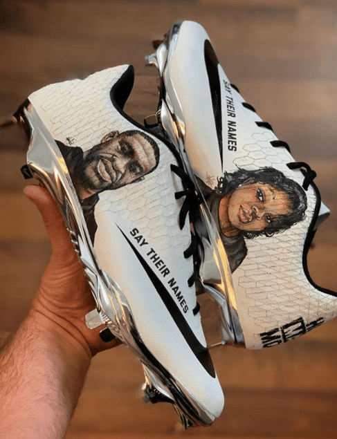 Estos son algunos de los diseños que jugadores de la NFL han modelado.