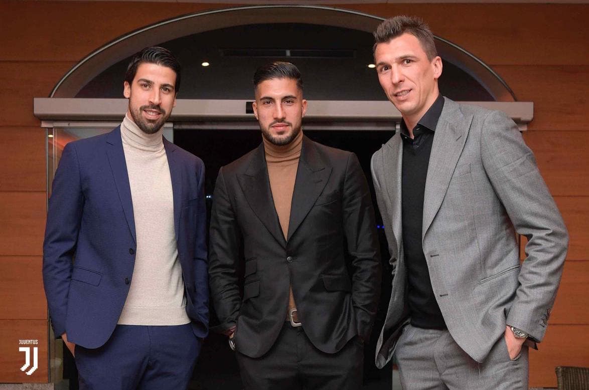 ¡Qué elegancia! Khedira, Can y Mario Mandzukic.