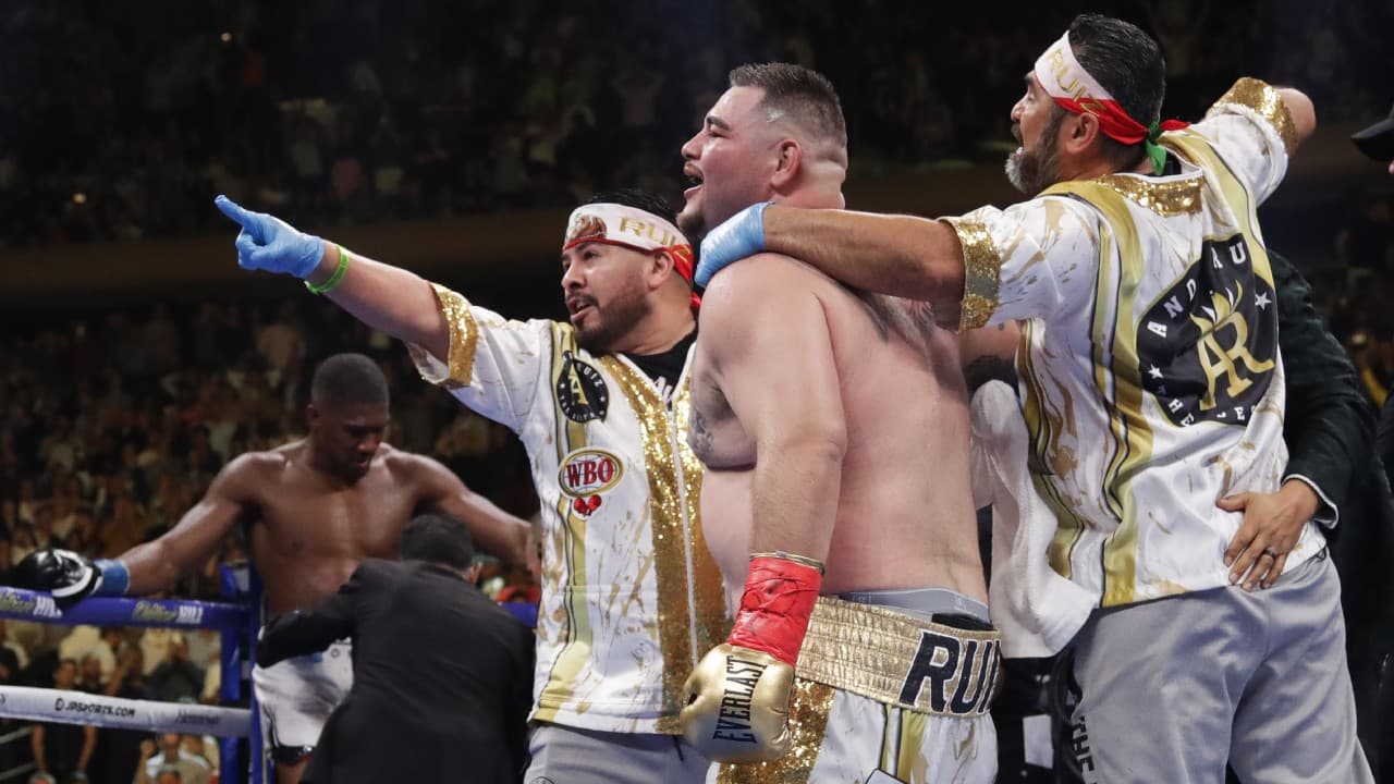 Andy Ruiz noqueó en siete rounds a Anthony Joshua.
