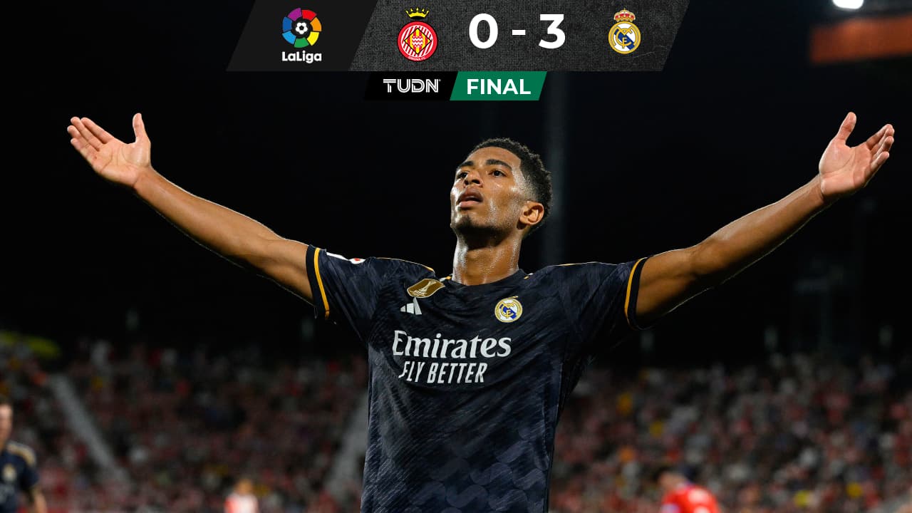 Real Madrid golea a Girona y le quita al Barcelona el liderato de LaLiga