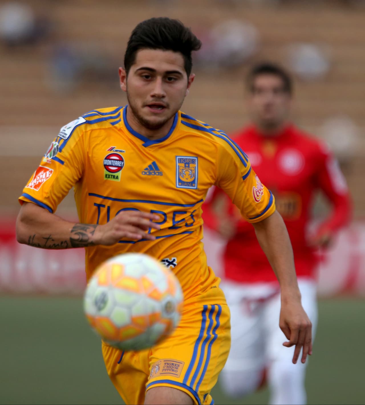 Uvaldo Luna fue desechado por Tigres en 2015, por lo que encontró acomodo en el modesto Patriotas Boyacá del fútbol colombiano.