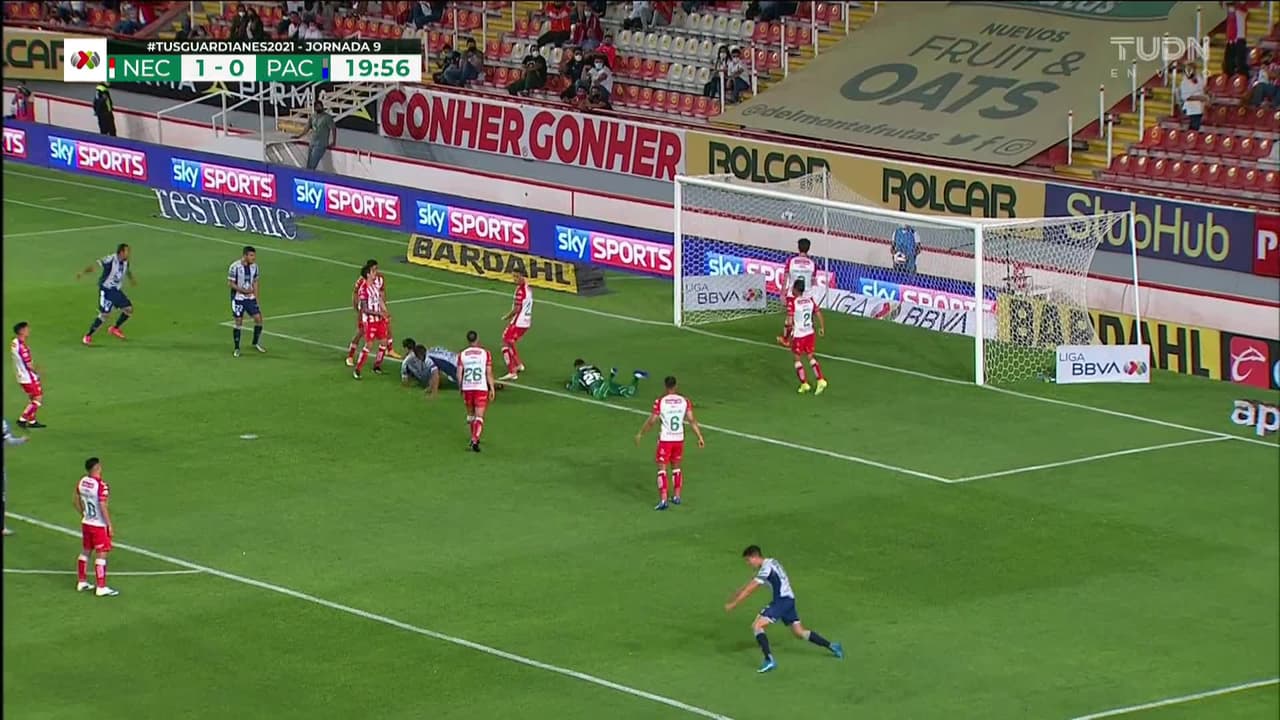 ¡GOOOL! Roberto Nurse anota para Pachuca.