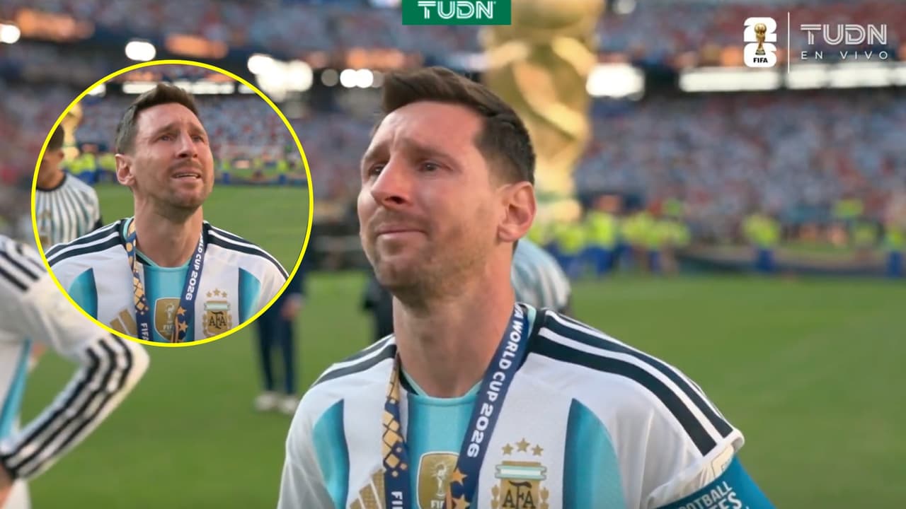 Mundial 2026: Lionel Messi rompe en llanto tras perder la final ante España