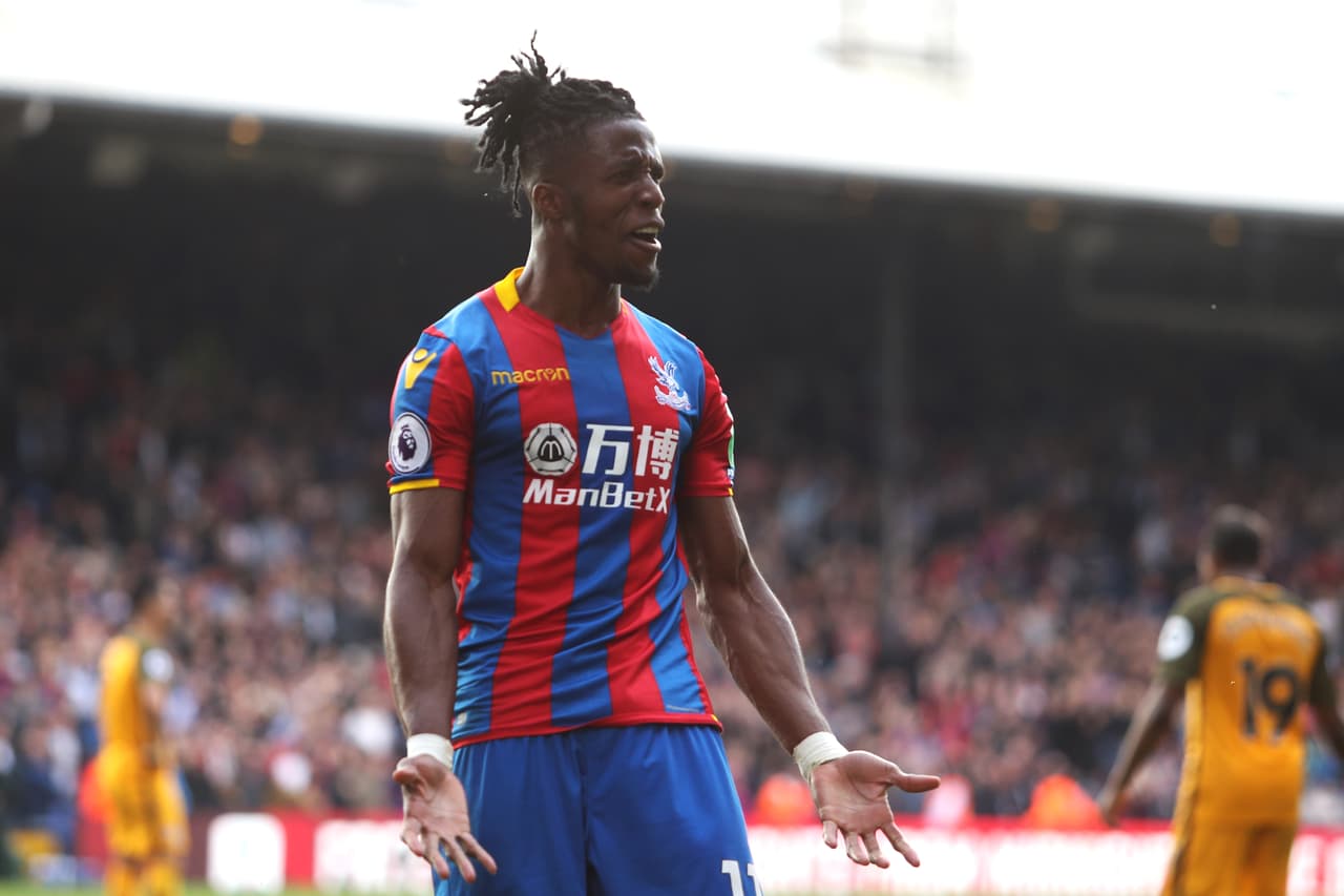 Wilfried Zaha, goleador del Crystal Palace, podría recalar en el Manchester City después de que fuera desechado del United hace unas temporadas