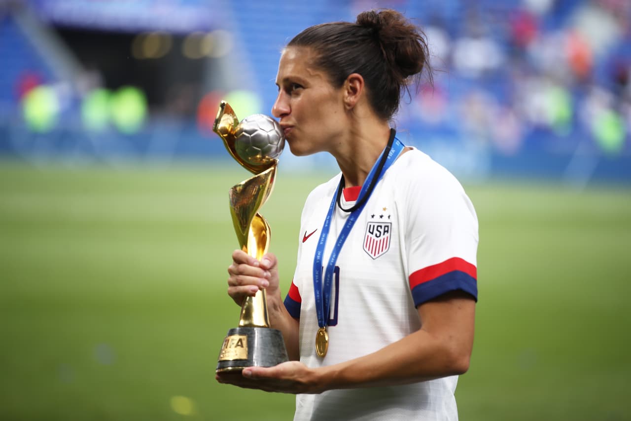 Carli es reciente Campeona Mundial Francia 2019 con la selección femenina de Estados Unidos.
