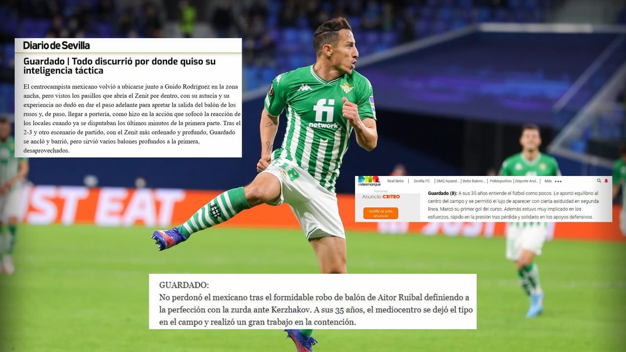 Prensa en España se deshace en elogios para Andrés Guardado