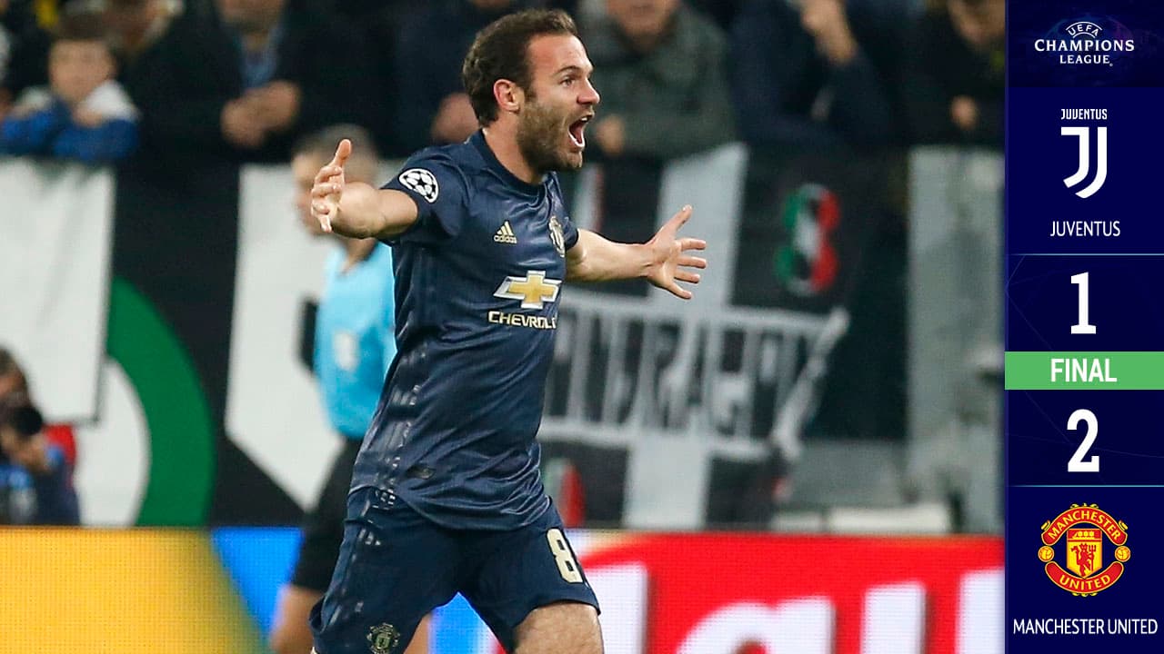 En un partido con un final inesperado, el United le quitó el invicto a la Juventus